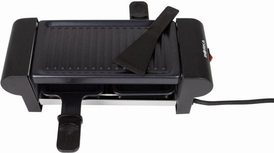Boska Raclette Mini 220V - zum Schmelzen und Grillen - 2 Personen - Schwarz
