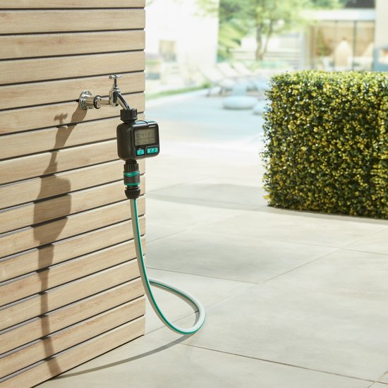 VONROC Bewässerungsuhr - Digital - Automatisch - Intervall und Dauer einstellbar: 1h bis 15 Tage/ 1sec bis 99min - IPX5 wasserdicht
