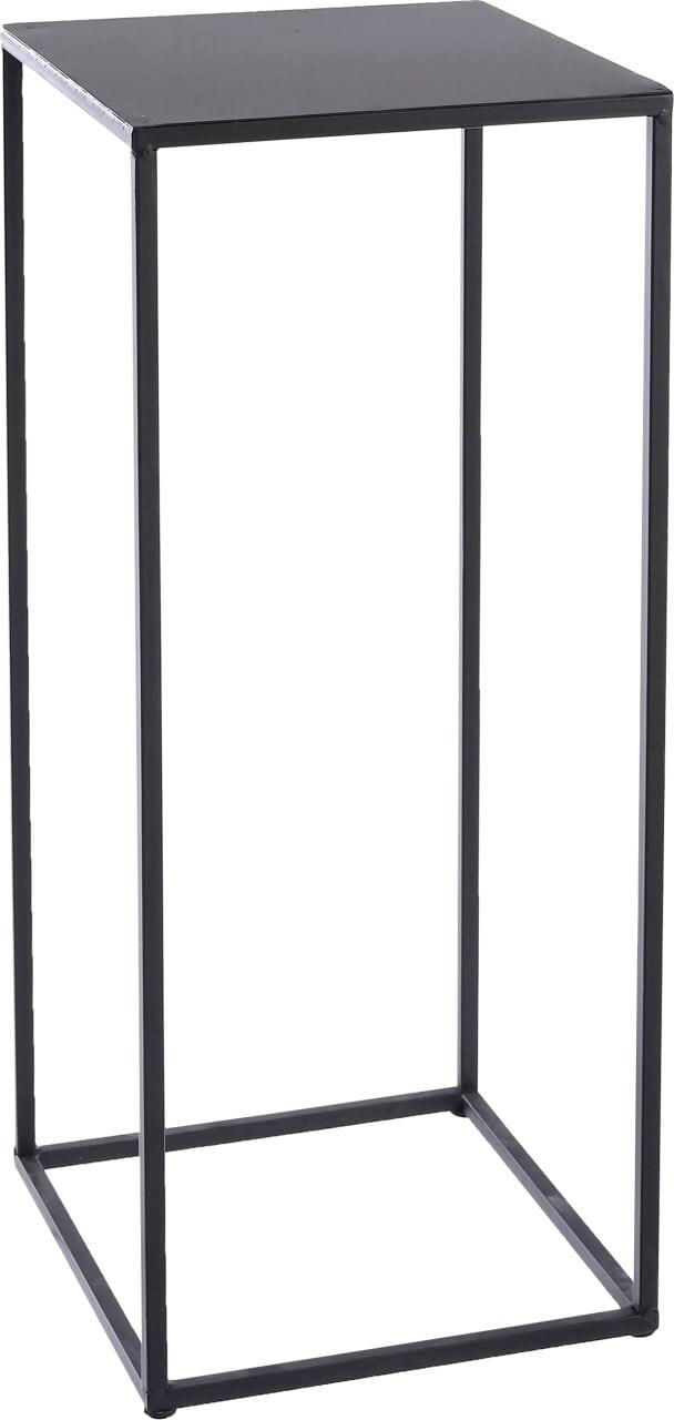 Mica Decorations Beistelltisch Quinty - 25x25x60 cm - Schwarz - Eisen