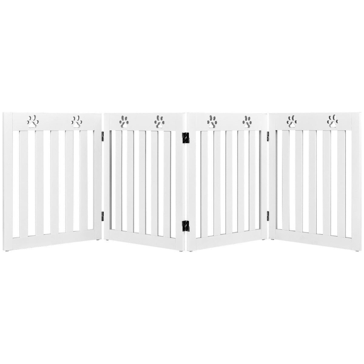 Coast Pet Fence - Holz - 60 cm - faltbar - Weiß