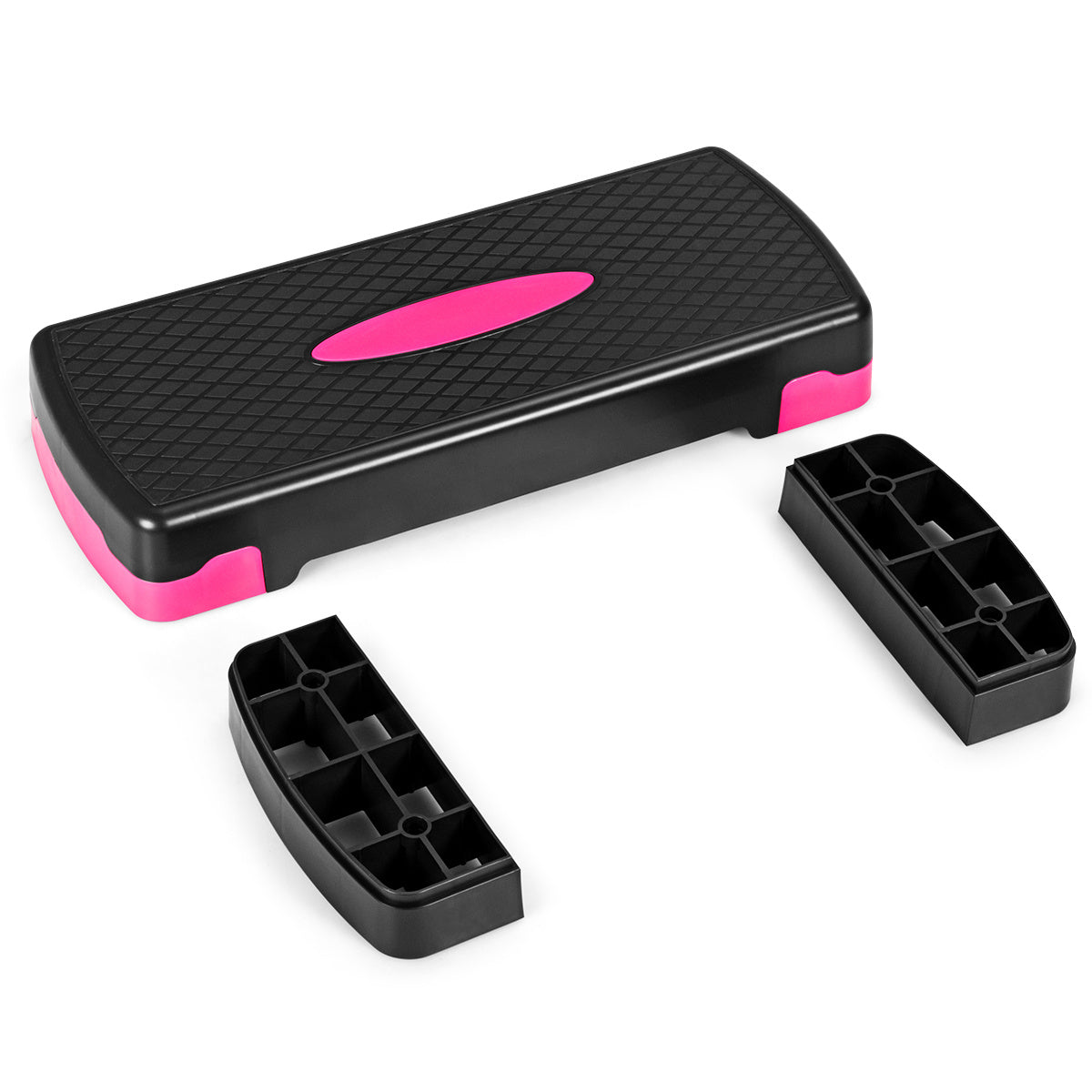 Coast Height -Zusätzliche Aerobic-Stufen Fitness Trainer mit zwei 10 cm und 15 cm Stufen Fitness Trainer Schwarz