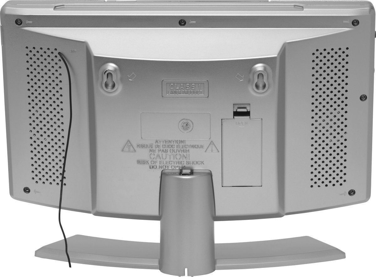 Denver Radio CD-Player - Wandmontage - FM-Radio - Radiowecker - 20 voreingestellte Sender - AUX - MC5220S