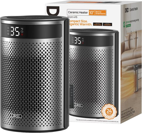 Dreo Elektroheizung Atom 416 1500 W zum Heizen am Arbeitsplatz und zu Hause