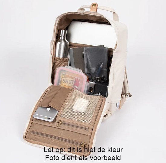Doughnut Laptop-Rucksack / Rucksack / Schultasche - 14 Zoll - Macaroon Reborn 14 - Schwarz