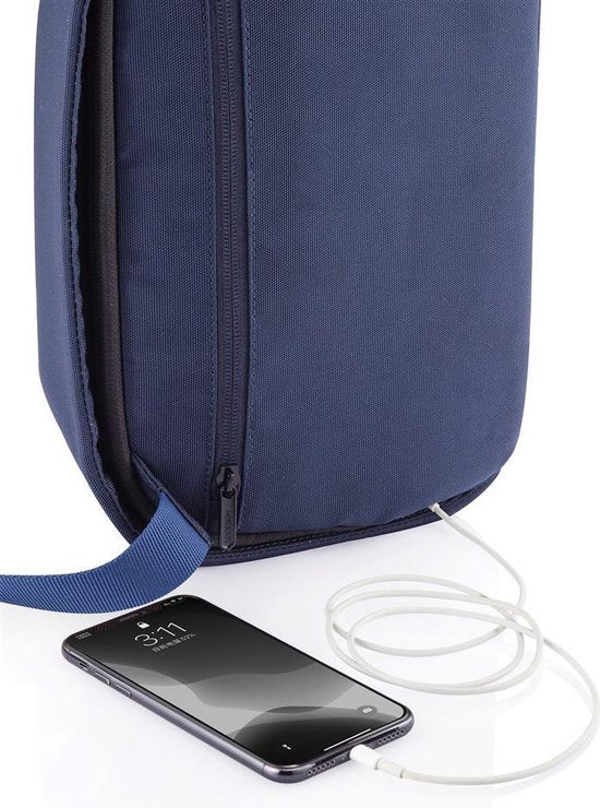 XD Design Bobby Sling - Anti-Diebstahl-Rucksack 4 Liter - Dunkelblau