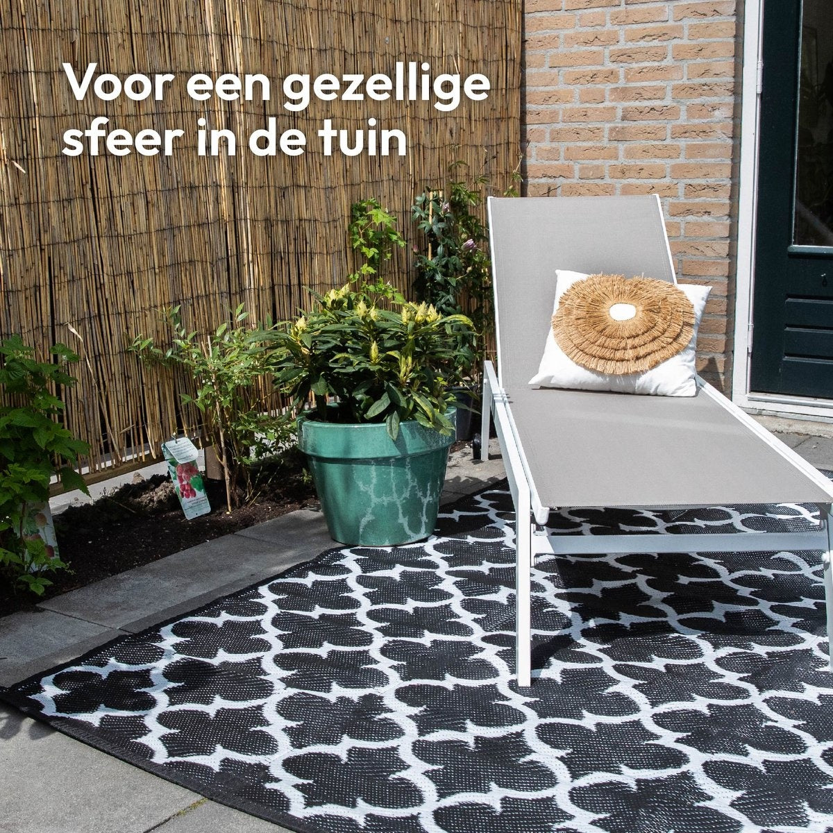 Gadgy Outdoor-Teppichboden - 230x160 cm - Camping-Teppich - Picknick-Teppich - Garten-Teppich - Outdoor-Teppich