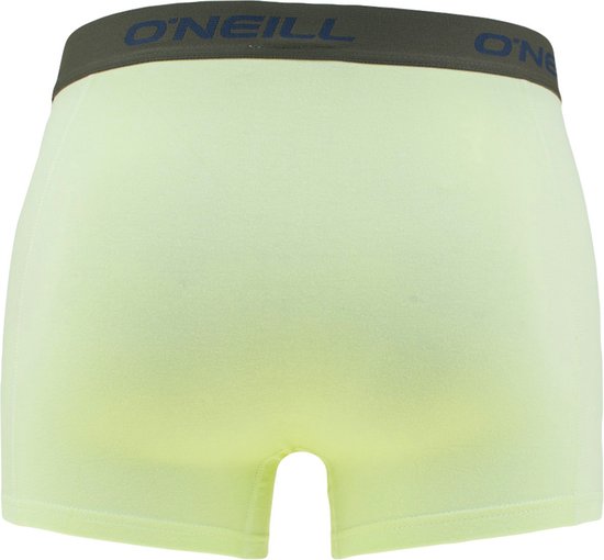 O'Neill Herren 3P Boxershorts ikat & einfarbig grün - Größe S