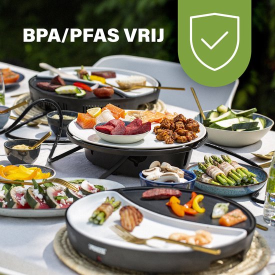 Princess Dinner4All 103082 – Gourmet-Set – Grill- und Backplatte – für 2 Personen – spülmaschinenfest – PFAS-frei