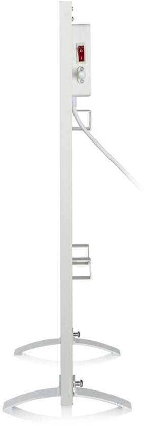 Infrarot-Heizpaneel – Princess Elektroheizung 700 W – 125 x 65 cm – Infrarot-Heizung – Infrarot-Heizpaneel 348070 – Inklusive mobiler App – Smart – WLAN – mit App – Freistehend/Wandmontage – Energieeffizient – Versetzbares Infrarot-Heizpaneel – Weiß