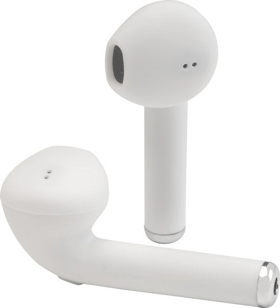 Denver TWE-46 - Ohrhörer - Drahtlos - Drahtlose Ohrhörer - Bluetooth - mit Ladeetui - Freisprecheinrichtung - Sport - Headset - In-Ear - Bluetooth 5.0 - Weiß