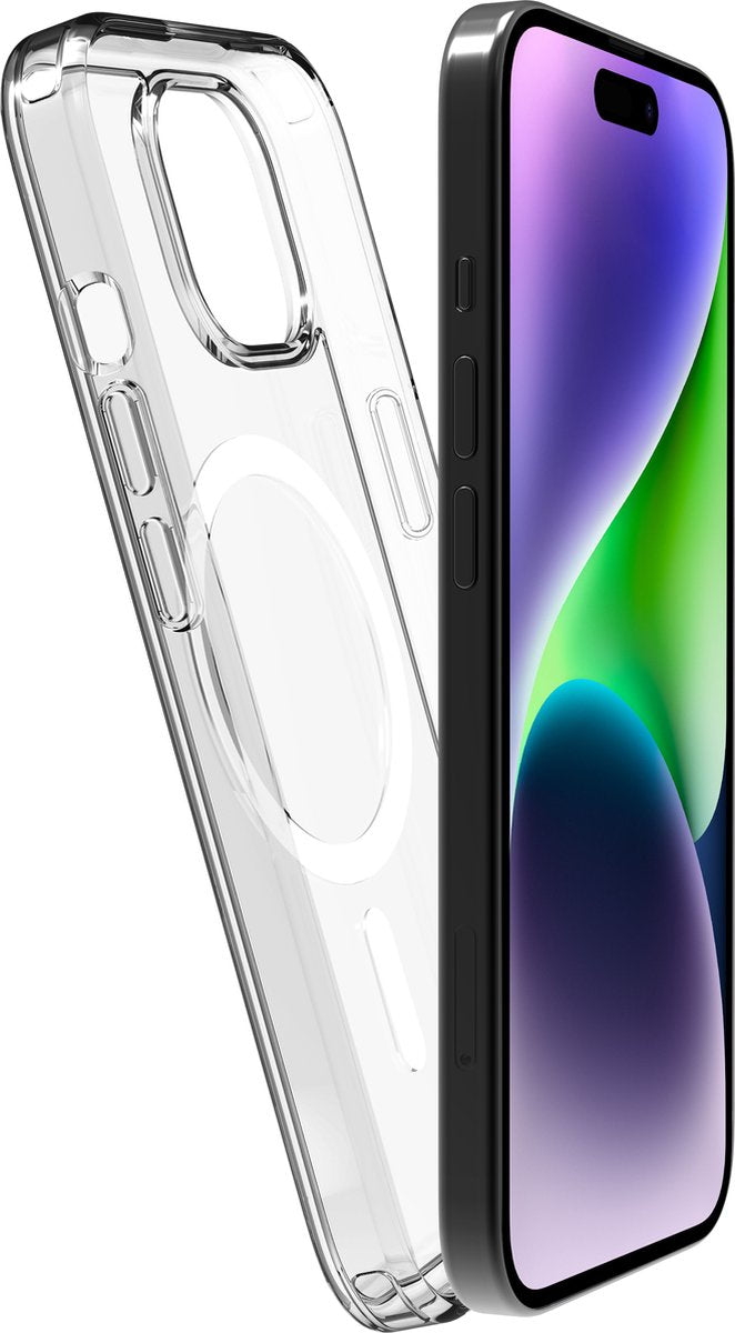 BeHello Tasche iPhone 15 - MagSafe - Transparent