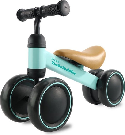LifeGoods TurboToddler Balance Bike - Spielzeug ab 1 Jahr - Kinder Roller - Mintgrün