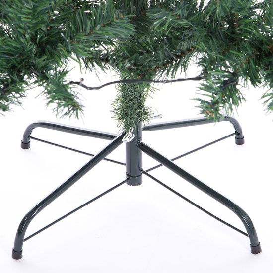 Casaria Weihnachtsbaum 180 cm - Inkl. LED-Weihnachtsbeleuchtung PE Grün