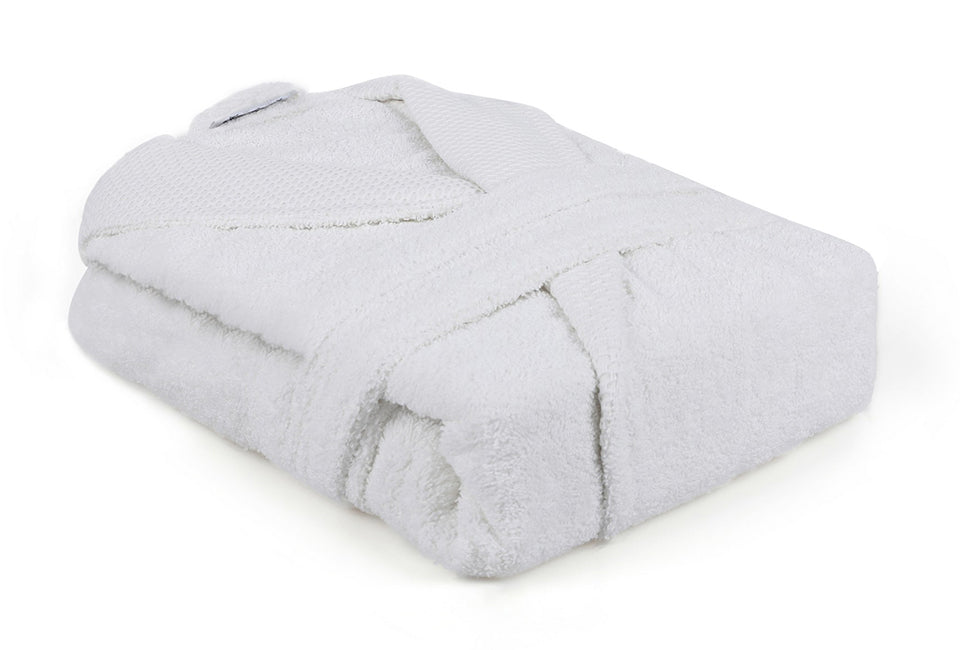 capa home komfortabler Bademantel - creme - Größe XL