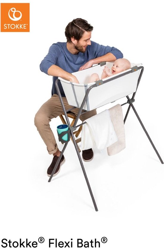 Stokke Flexi Bath Newborn – Babybadewanne – Blau