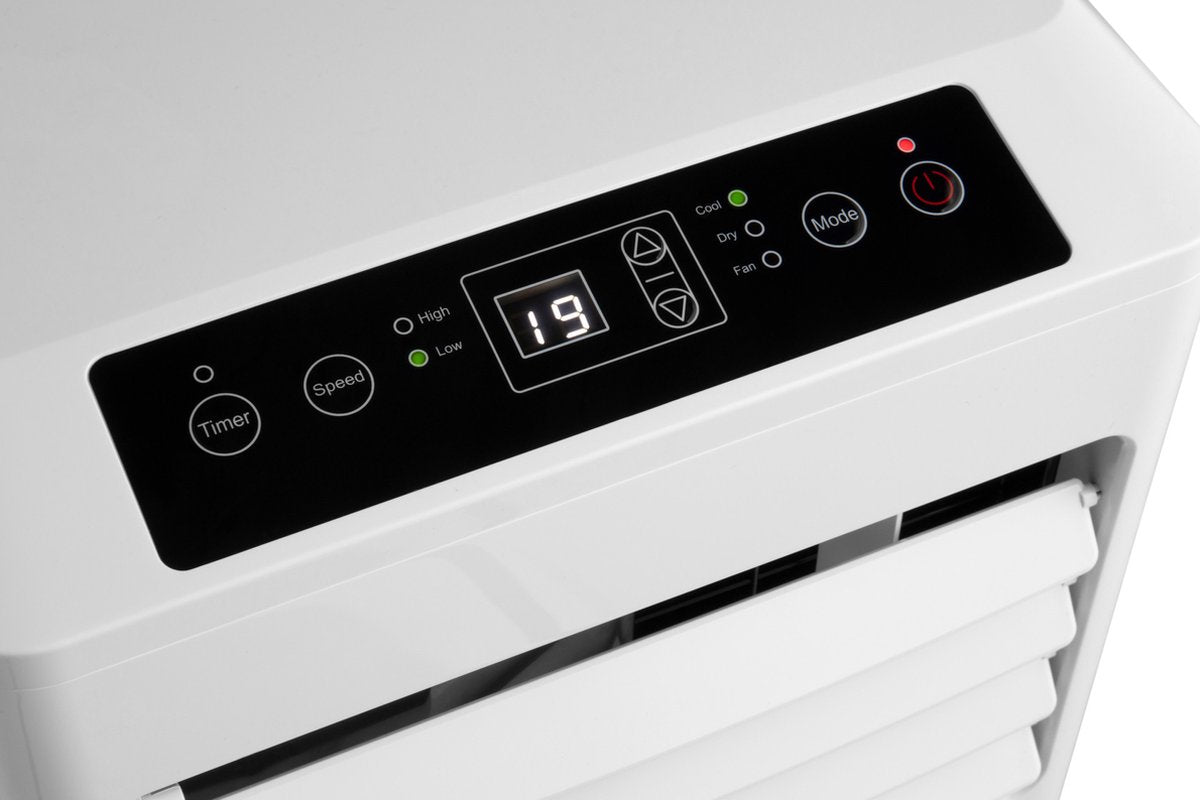 Dutch Orginials - Smart Air Conditioner - 7000 BTU - Klimaanlage auf Rädern - 3 Funktionen - Kühler, Entfeuchter, Ventilator - Für Haus und Büro -25 - 30 m3 - Inkl.