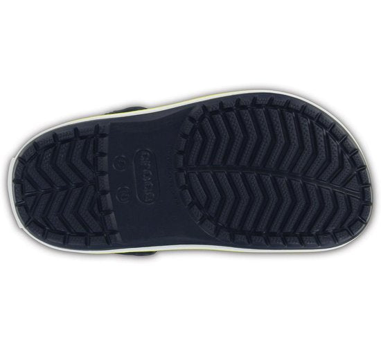 Crocs Slipper – Größe 20/21 – Unisex – dunkelblau/weiß/gelb