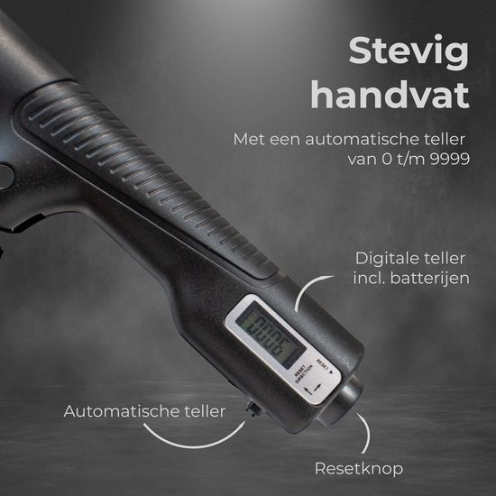 Verstellbarer Handtrainer - 10 bis 100 KG - Digitaler Hand Squeezer - Fitness-Finger-Trainer - Grip Trainer - Schwarz