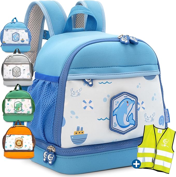 REISERACKER Kinderrucksack Adventure blau