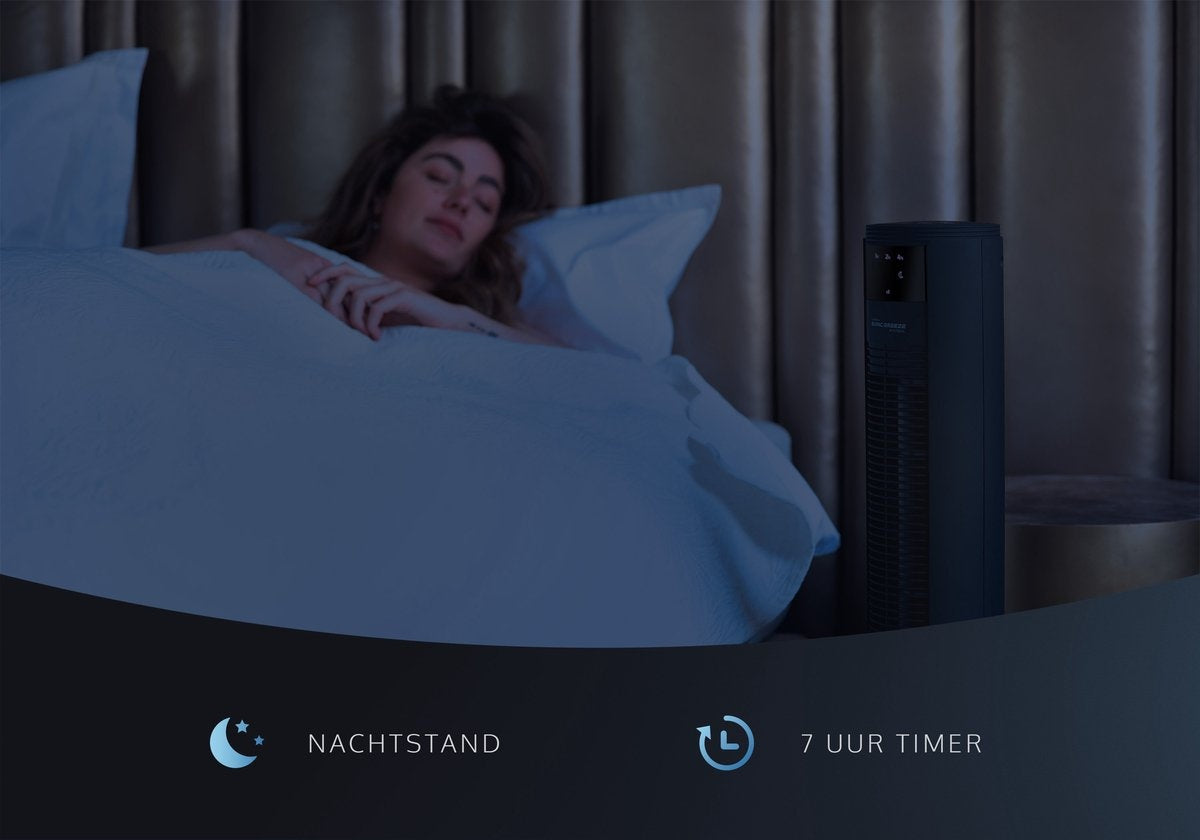 JAP Appliances Leiser Turmventilator - Fernbedienung und Timer - Oszillierender Säulenventilator - Schwarz mattiert