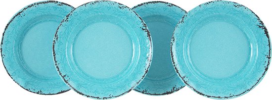 Gimex – Stone Line – Tiefes Tablett – Opal – 4 Stück