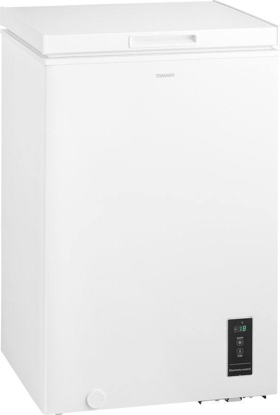Tomado TCF0991W - Gefrierschrank - 99 Liter - Superfreeze - Digitaler Thermostat - Low Frost - Energielabel E - Weiß