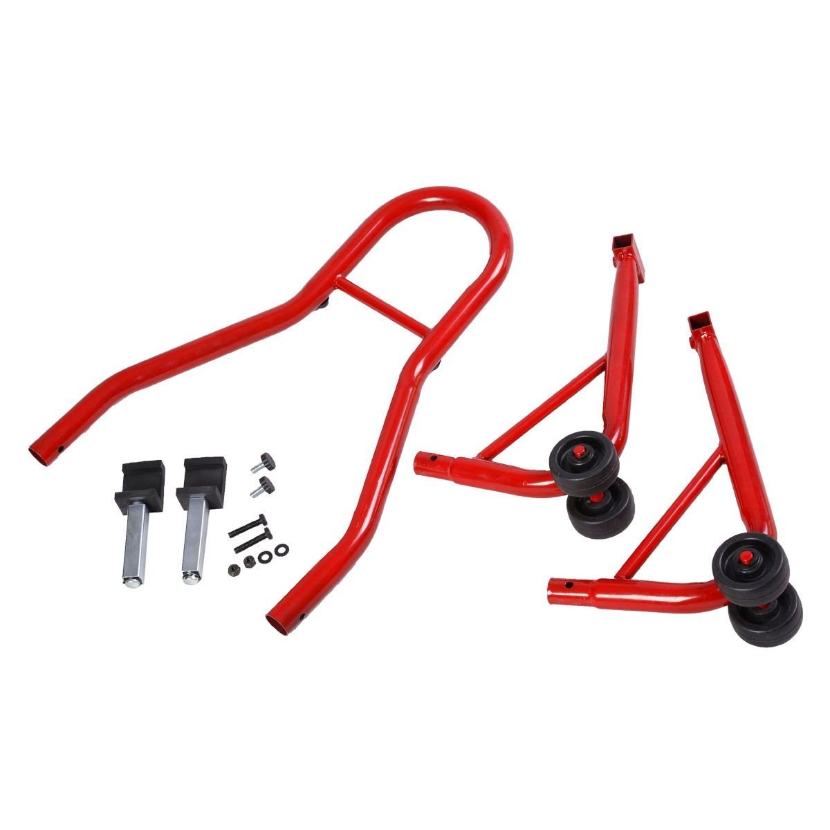 Coast Motorrad-Reparaturständer - Hinterrad - Rot