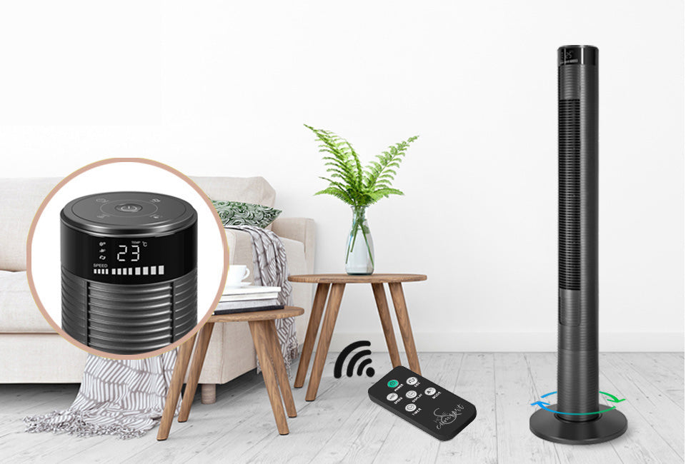 Home & comfort Turmventilator mit 3 Geschwindigkeiten
