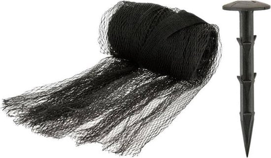 ProGarden Teichabdecknetz - 4x3 m - schwarz