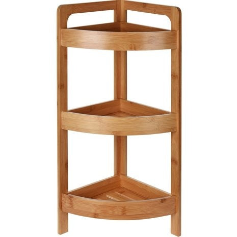 Relaxwonen Badregal - Bambus - 3 Schichten - 23x61cm