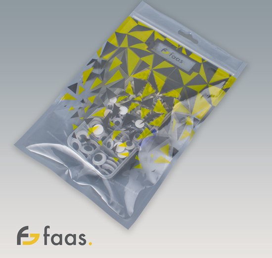 Faas Wackelaugen - 450 Stück - Selbstklebende Bastelaugen - Basteln für Kinder - Verschiedene Größen