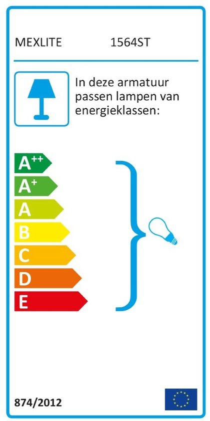 Stehleuchte Mexlite Noor - Stahl