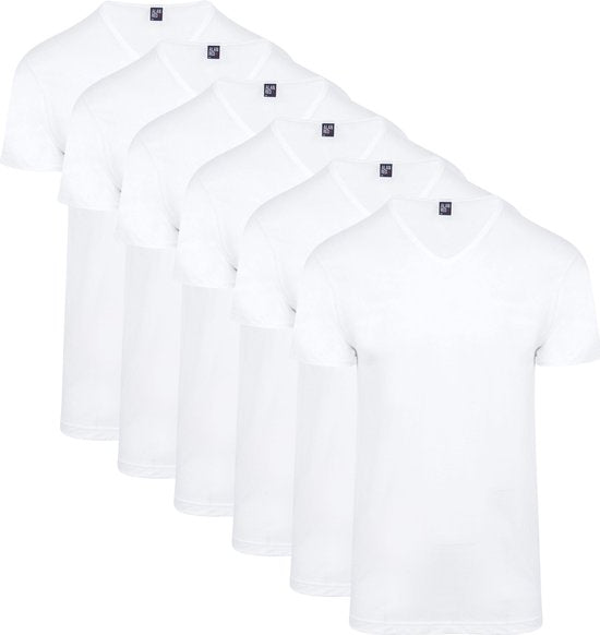 Alan Red – Vermont T-Shirt mit V-Ausschnitt, weiß, 3er-Pack – Herren – Größe XL – Regular-Fit