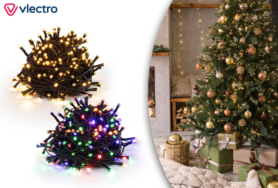 Vlectro Wireless LED-Lichtschnur mit Farbschalter