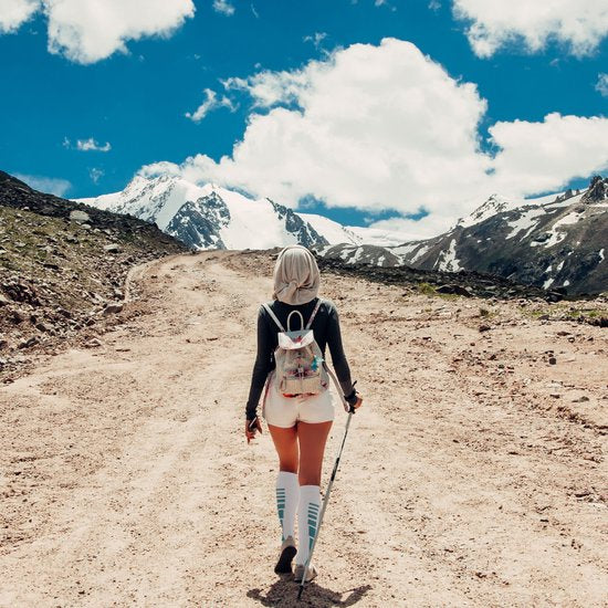 Sport Compression Socks 3 Pairs Active - Laufsocken - Stützsocken Damen und Herren - Größe 41-45 L/XL - Wandersocken - Sportsocken - Flugzeugsocken