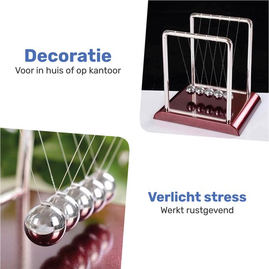 Newton Wiege - Hochwertiges Newton Pendel - Pendel - Kugeln - Büro - Dekoration - Physik - Zubehör - Büro