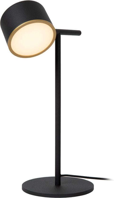 Lucide GIAN – Tischlampe – LED, dimmbar – 1x9 W, 2700 K – Schwarz