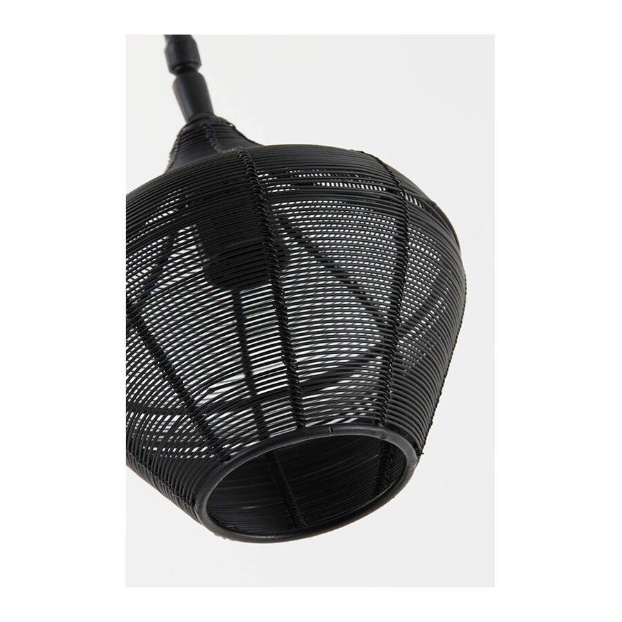 Light & Living Tischleuchte Bendigo - Industrielle Bogenlampe - Mattschwarz - E27 - 61 cm hoch