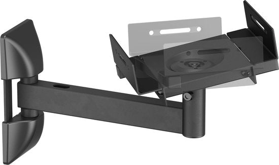 Lautsprecher-Wandhalterung universal - Wandmontage Lautsprecher - Lautsprecher-Wandhalterung - Wandmontage Lautsprecher - drehbar drehbar schwenkbar - 25 kg belastbar - 2er Set