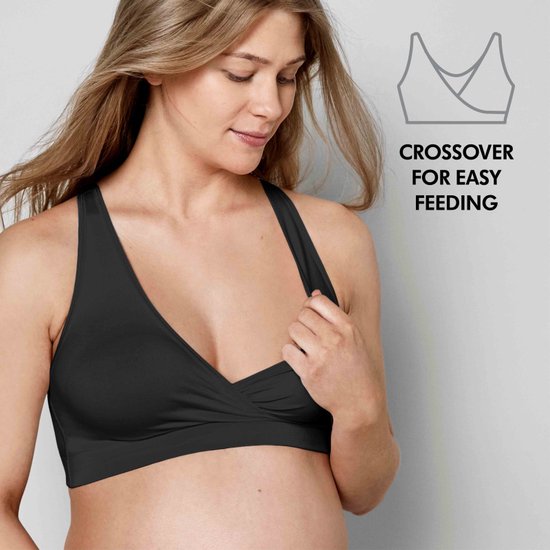 Medela Keep Cool Still-BH für die Nacht – Größe S – Schwarz