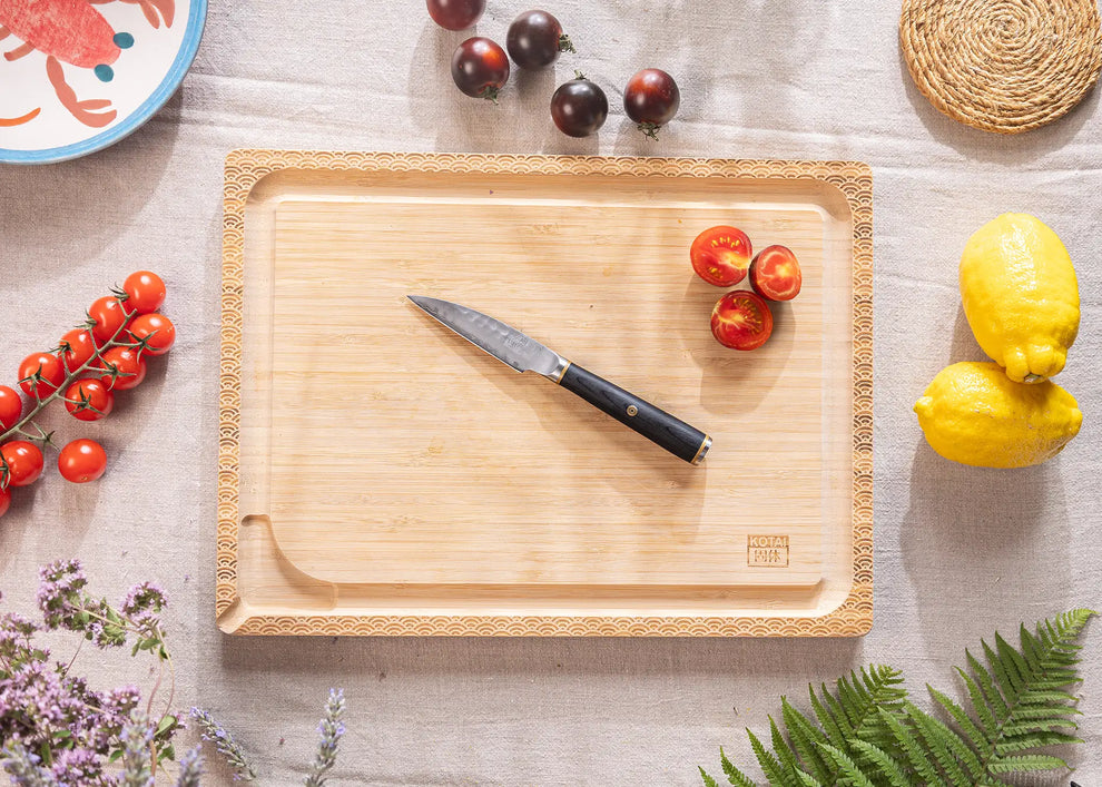 KOTAI Starter-Messerset, 2-teilig – San-Mai AUS-10-Stahl – Schwarzes Pakkaholz