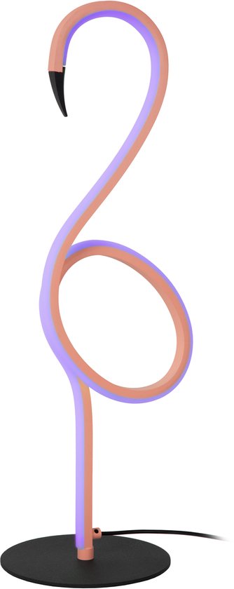Lucide FLAMINGO – Tischlampe – LED, dimmbar – RGB – Rosa