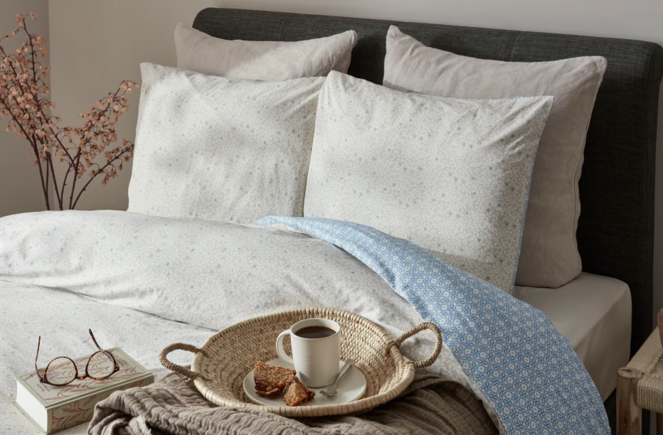 Jalla Garrigue Bettbezugsset - 240 x 220 cm - 100% Baumwolle - Natural Comfort