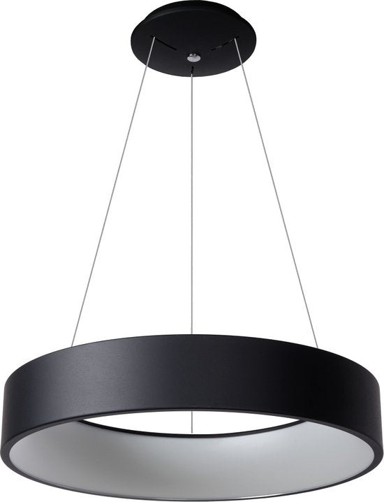 Lucide TALOWE LED – Hängeleuchte – Ø 60 cm – dimmbare LED – 1x39 W, 3000 K – Schwarz