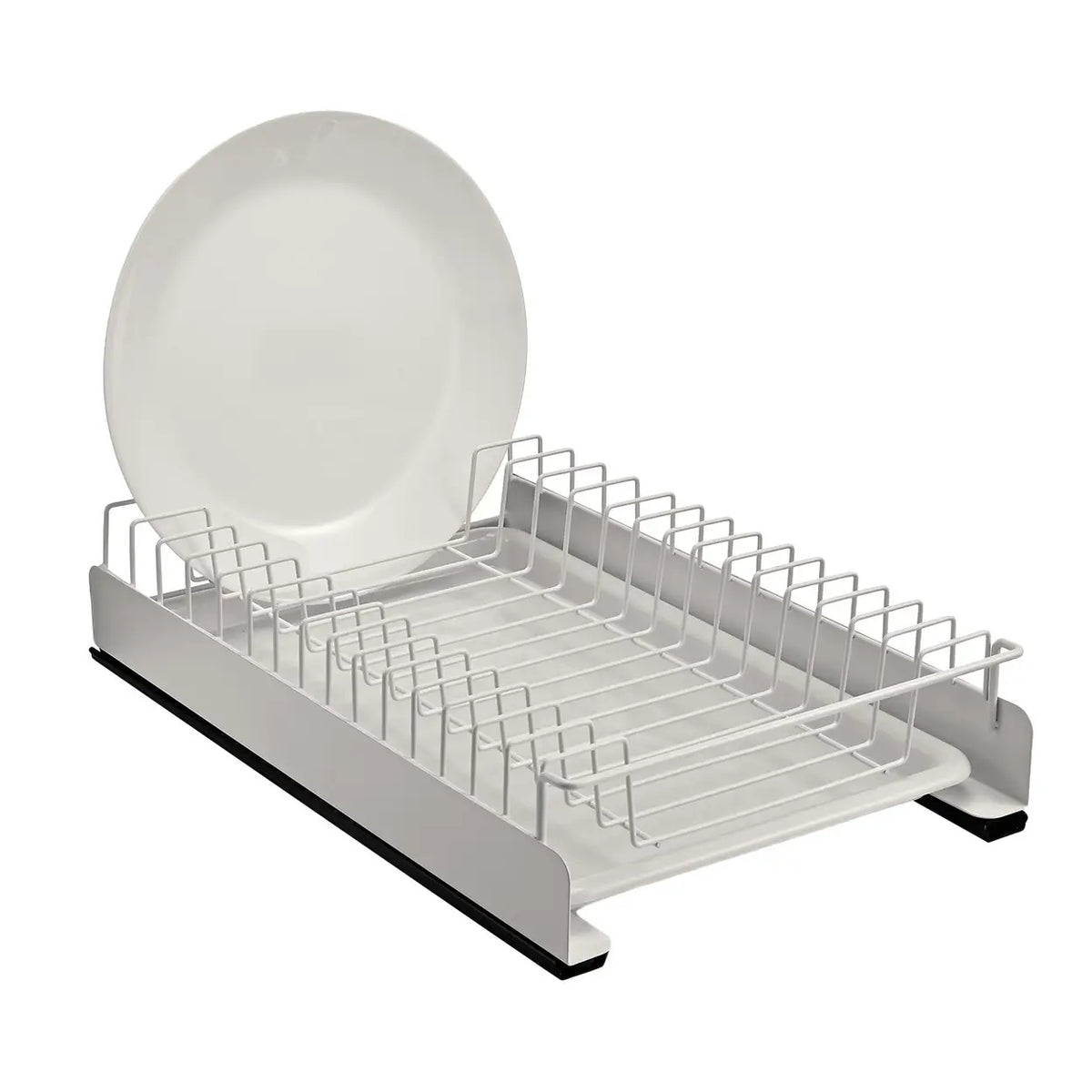 VIVREAL S3825W Ausziehbarer Abtropfkorb mit Auffangschale – 39 x 25,2 x 8 cm