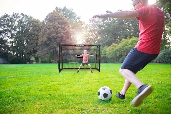 Dunlop Fußballtor - 180 x 120 x 60 CM - Schwarz