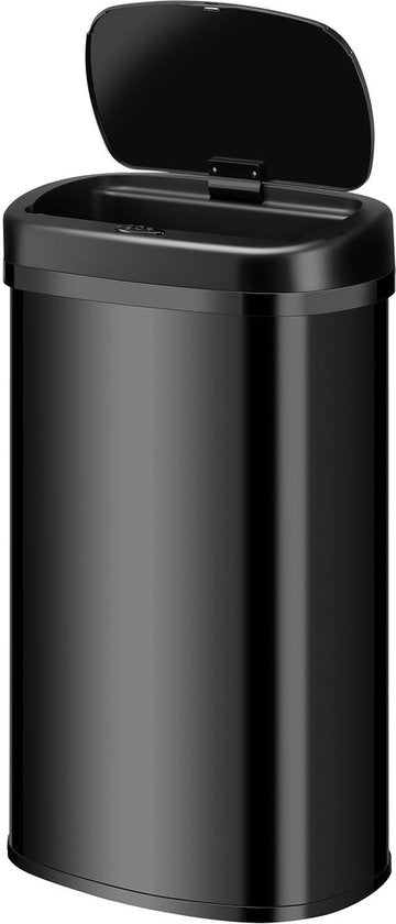 Automatischer Abfallsammler / Abfallsammler / Sensorabfallsammler - 60 Liter - Schwarz - Rechteckig