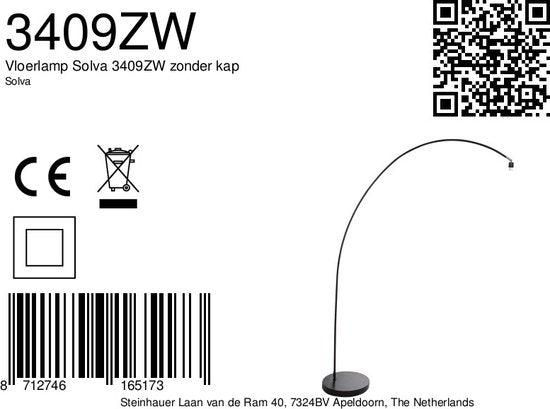 Mexlite Bikkel XL Pendelleuchte – Industrielampe mit E27-Fassung – 152 × 185 cm – Mattschwarz