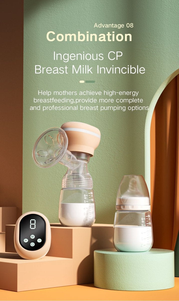 Fuegobird Wireless Electric Breast Pump - Intelligent Pumping Device Wireless-Portable Breast Pump - BPA frei