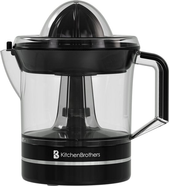 KitchenBrothers Zitruspresse - Kompakt - Manuell - 0.7L - Schwarz